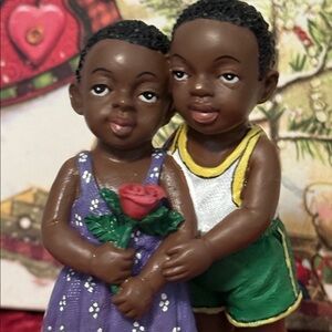 Vintage Black African American Figurine of Children